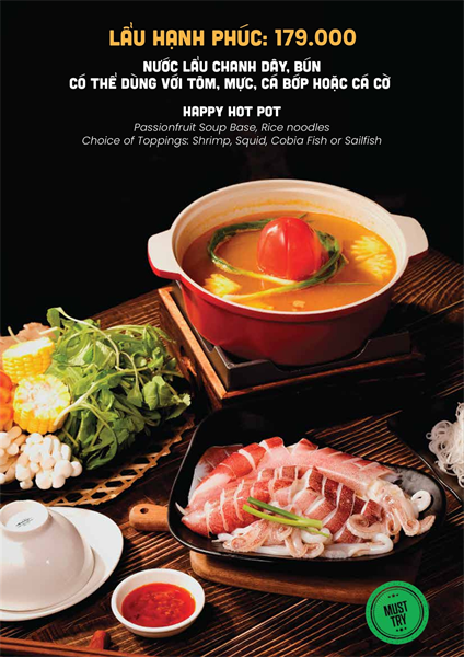 Menu Nhà hàng hải sản cơm niêu Vuông Tròn26